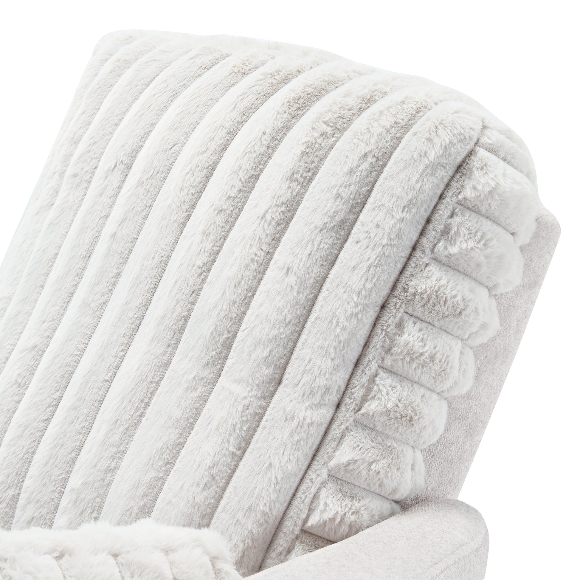 Lucia, White Swivel Glider Manual Recliner