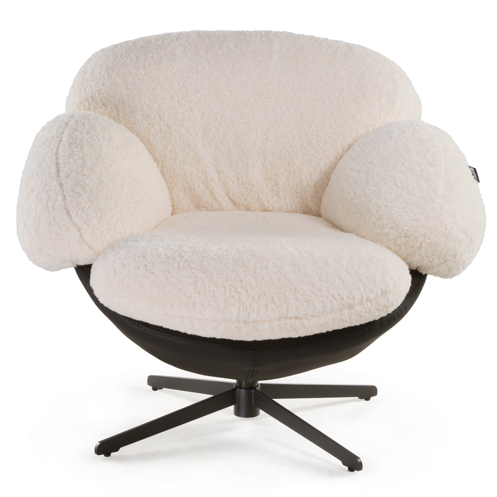 Cara, Modern Lounge Chair, White